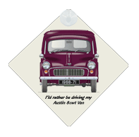 Austin 8cwt Van 1968-71 Car Window Hanging Sign